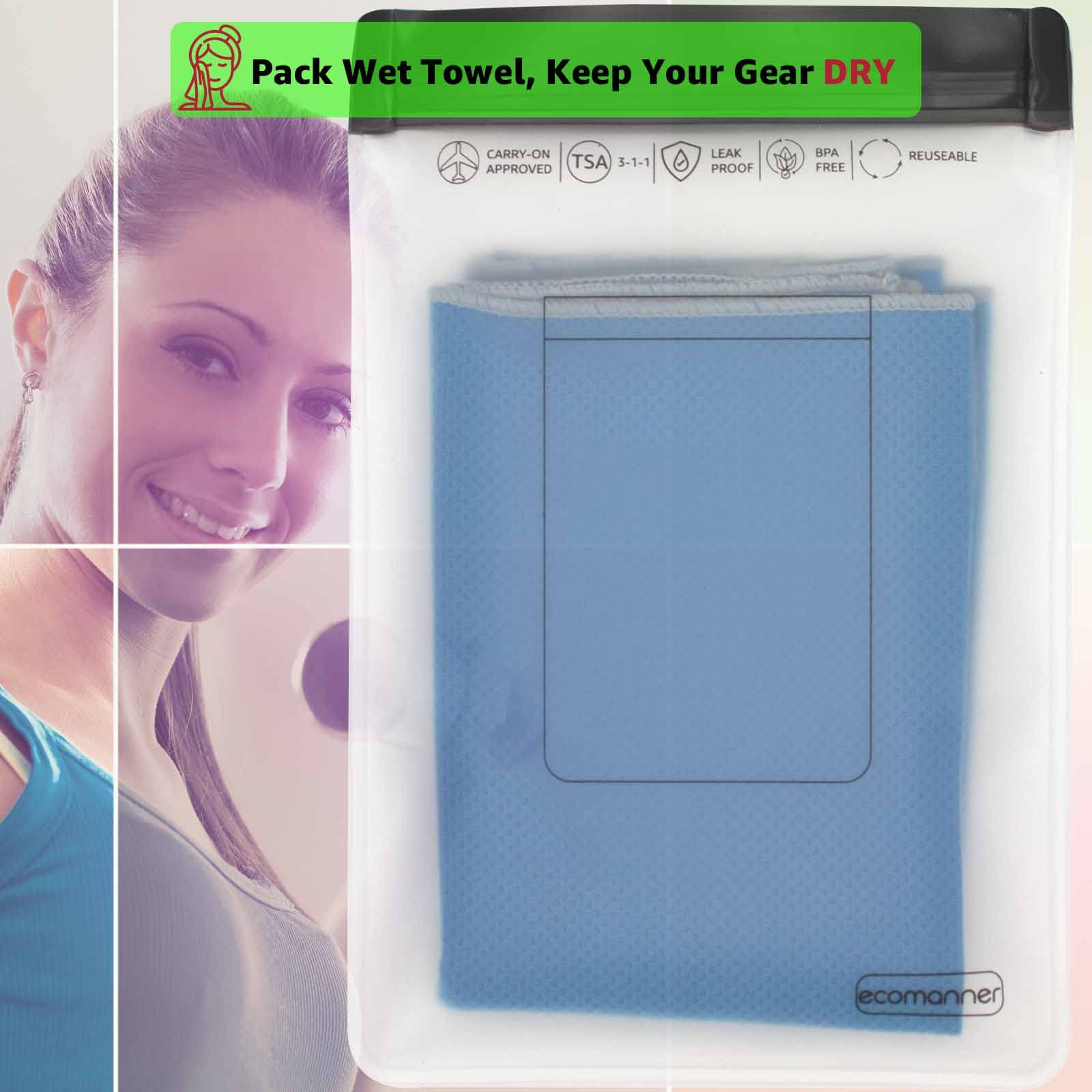 ECOMANNER four-pack enables quick organization and accessible travel.