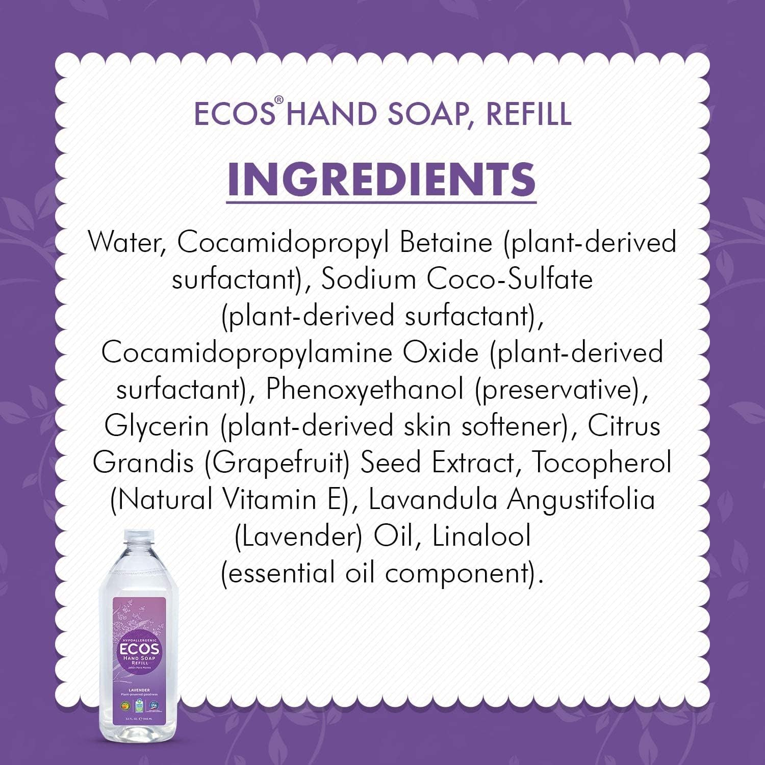 Lavender aroma over a meadow with ECOS branding