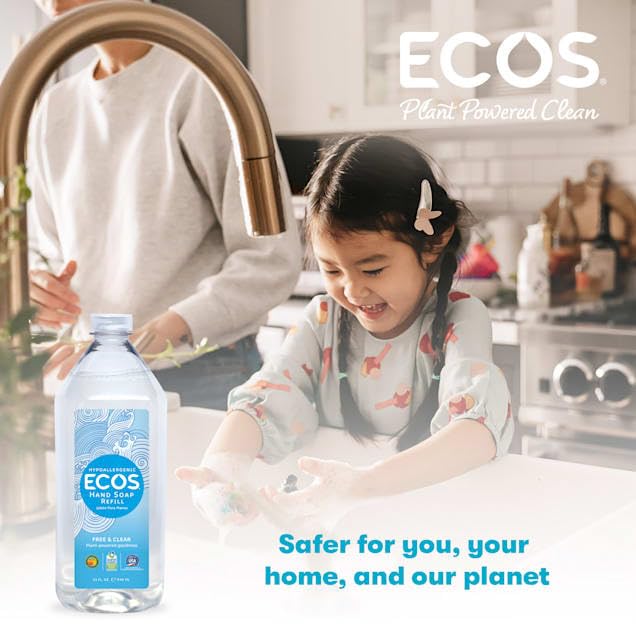 ECOS sustainable packaging with recyclable labels supports eco-conscious shopping.