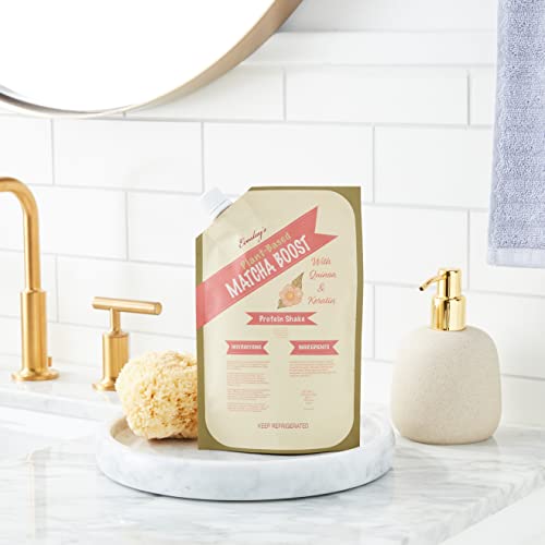 Ecoslay Matcha Boost application on damp hair for repair