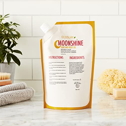 Ecoslay Moonshine scalp massage oil revitalizes roots with hydration