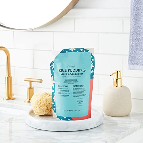 Eco-friendly packaging of Ecoslay Rice Pudding Leave-In conditioner.