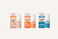 50 ml SPF50+ bottle from Ecran Sunnique with a compact design.