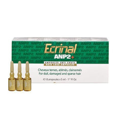 Ecrinal ANP2+ bottle pour delivering concentrated scalp serum for revitalized hair