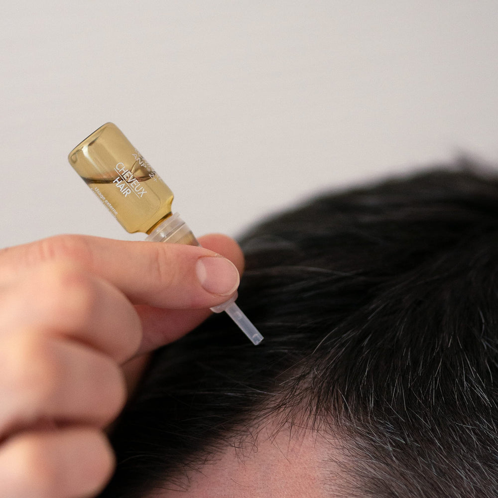 Hair looks shinier and healthier after using Ecrinal ANP2 ampoules