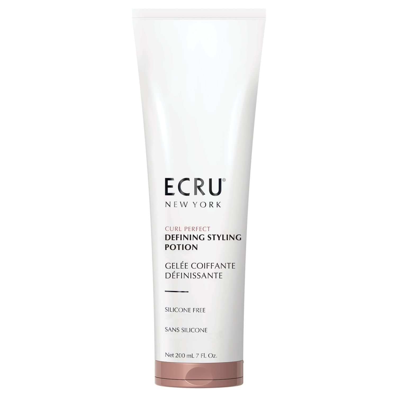 Ecru New York Bottle display suggesting easy daily curl routine