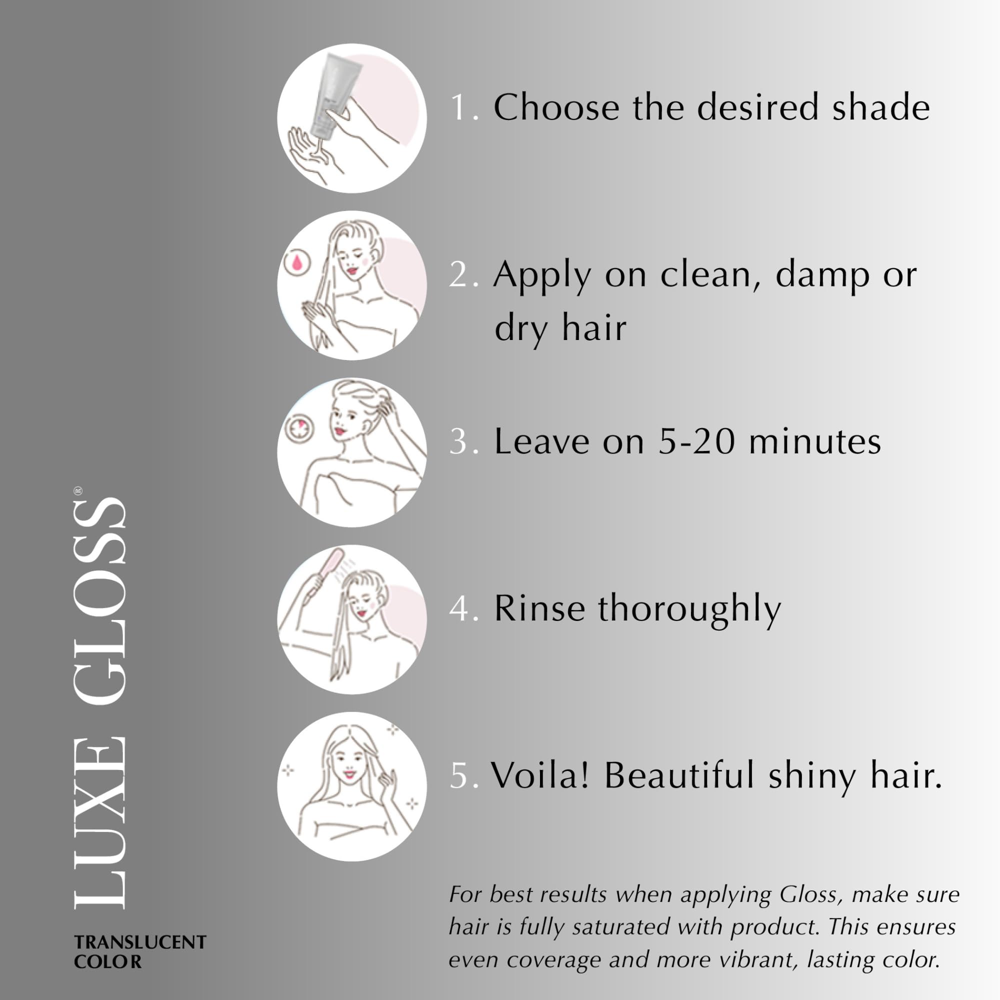 ECRU New York Luxe Gloss Berry extensions-friendly formula nourishes without buildup