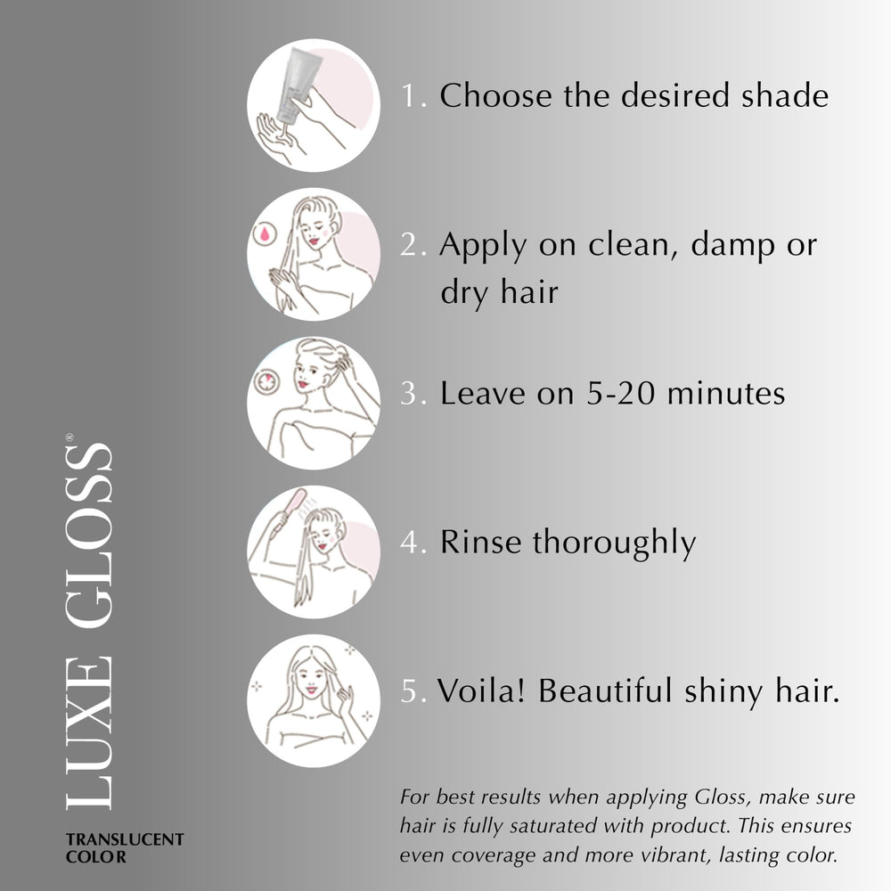 ECRU New York Luxe Gloss Berry extensions-friendly formula nourishes without buildup