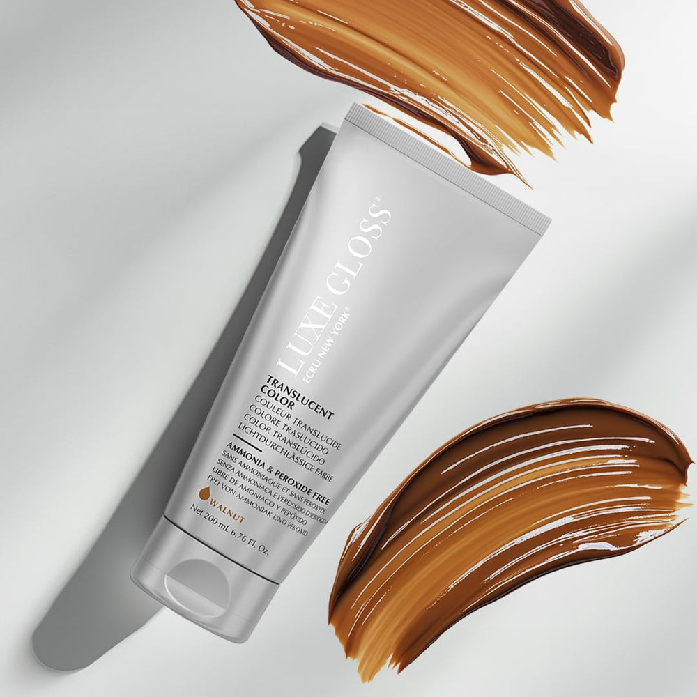 ECRU New York Luxe Gloss is safe for extensions, preserving texture and luster.