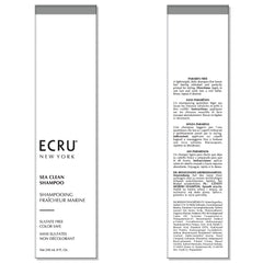 ECRU New York Sea Clean Shampoo rich lather for fuller hair.