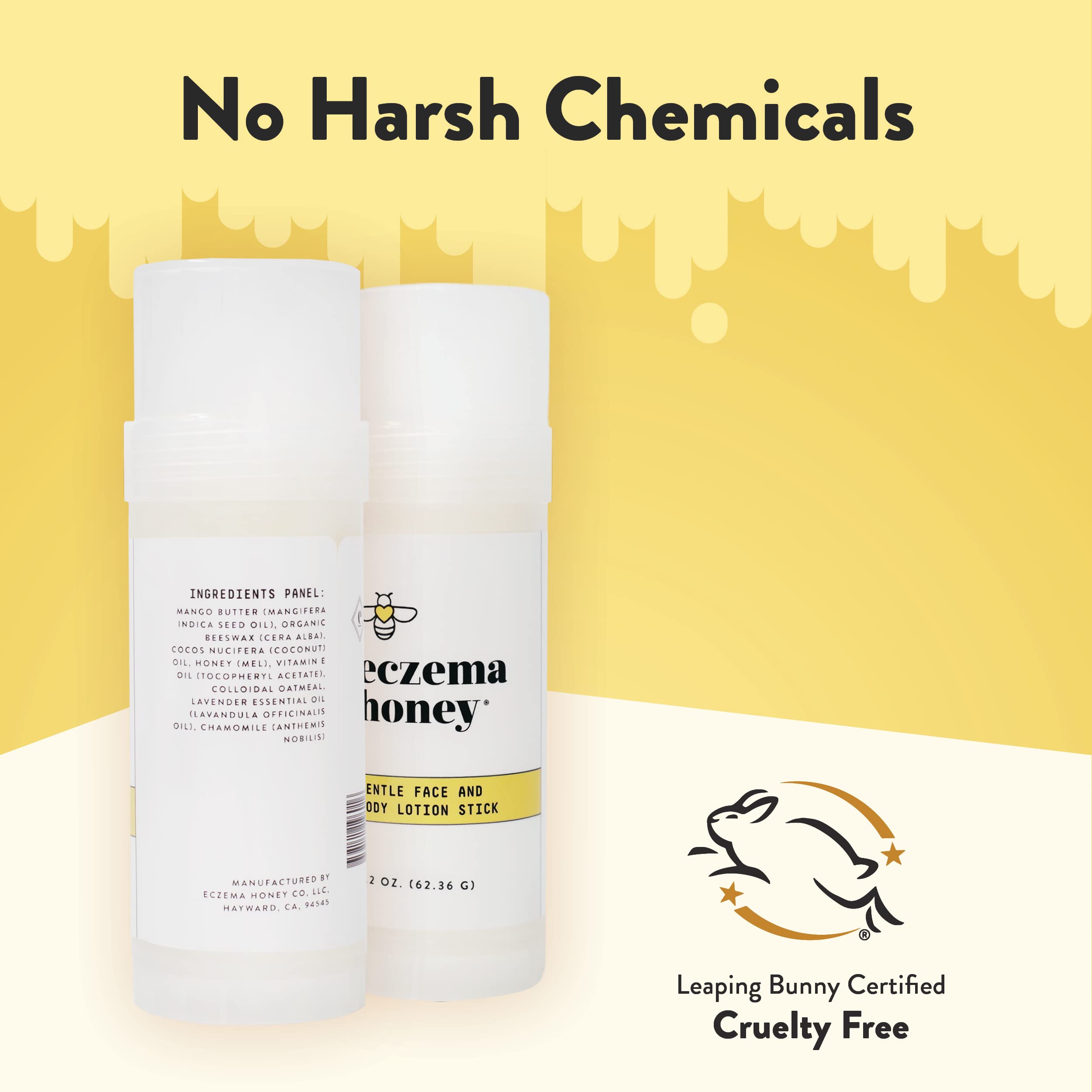 ECZEMA HONEY cruelty-free Leaping Bunny certification icon image.