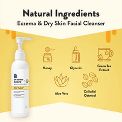 Close up of creamy foaming lather from ECZEMA HONEY cleanser for eczema prone skin