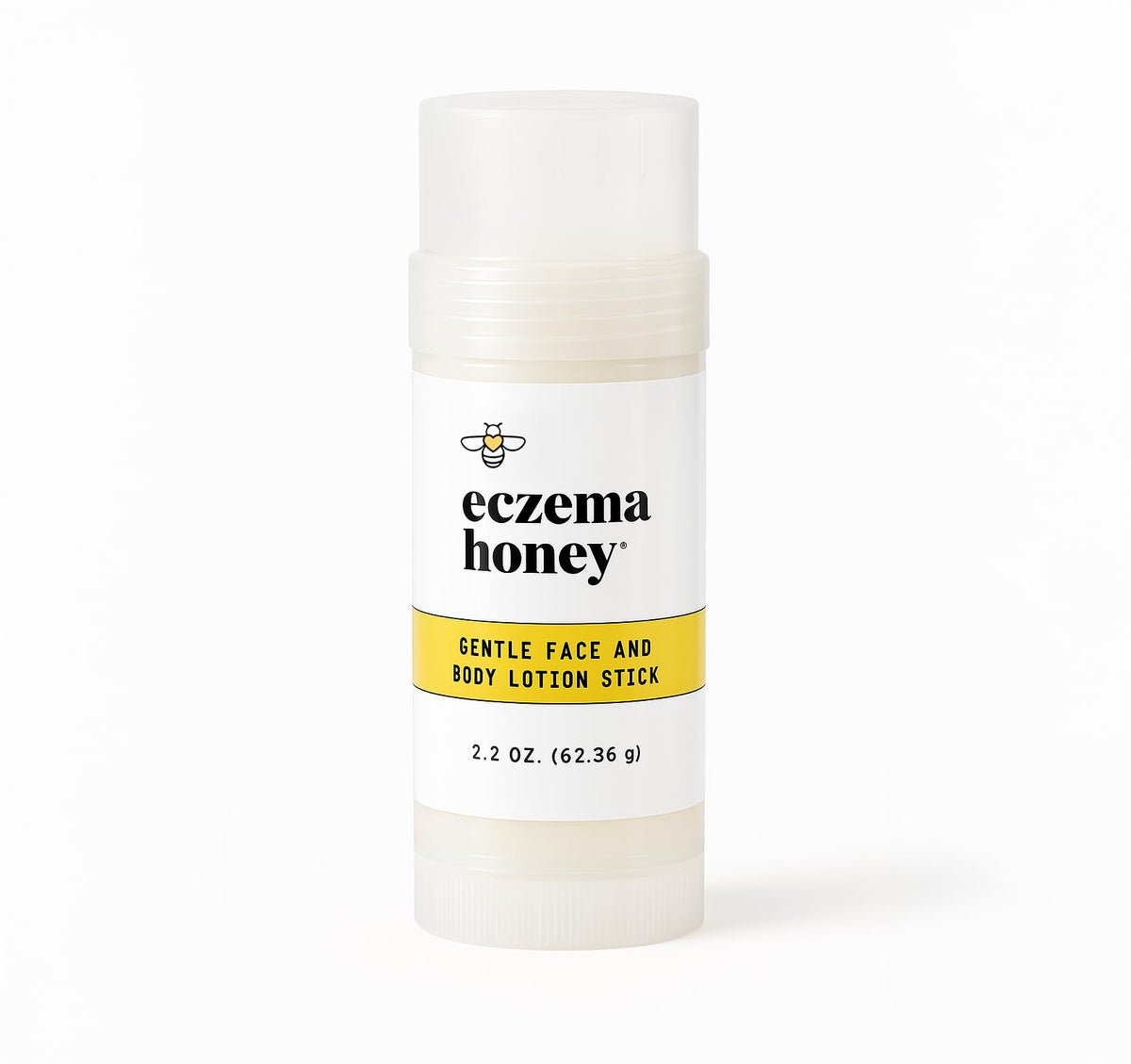 ECZEMA HONEY Gentle Lotion Stick bottle for daily dry skin relief.