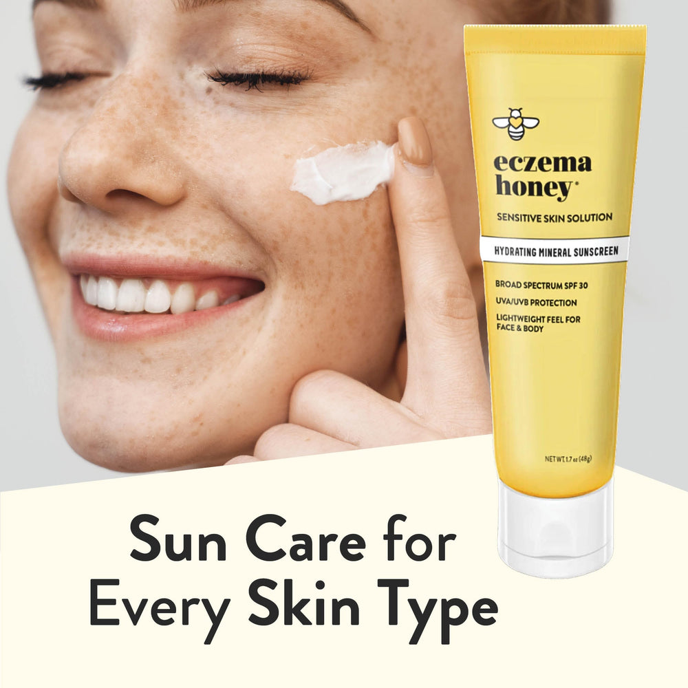 Utilisation quotidienne par tous les âges sur visage et corps avec Eczema Honey.