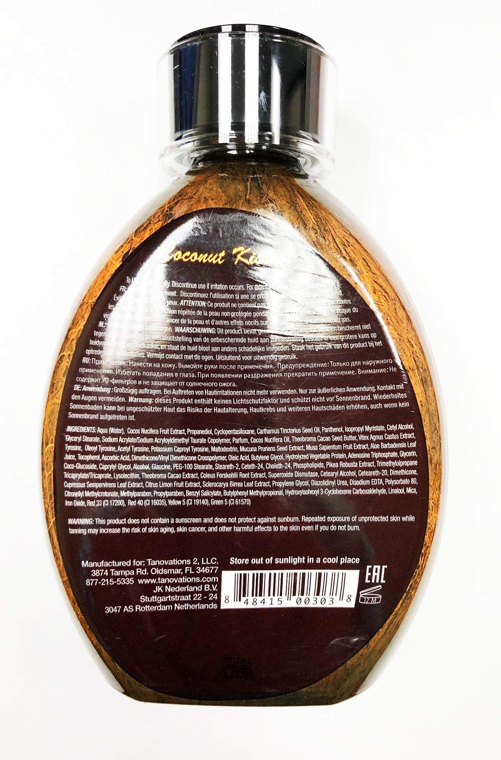 ED HARDY Coconut Kisses packaging emphasizes tropical fragrance and lasting hydration
