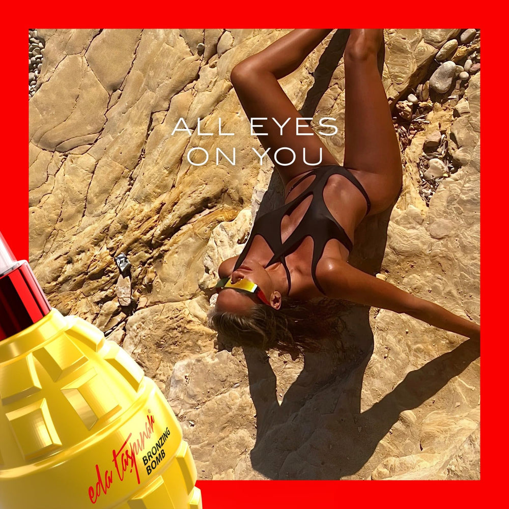 Eda Taşpınar Bronzing Bomb indoor-outdoor-tanning ready for sun chairs and pools.