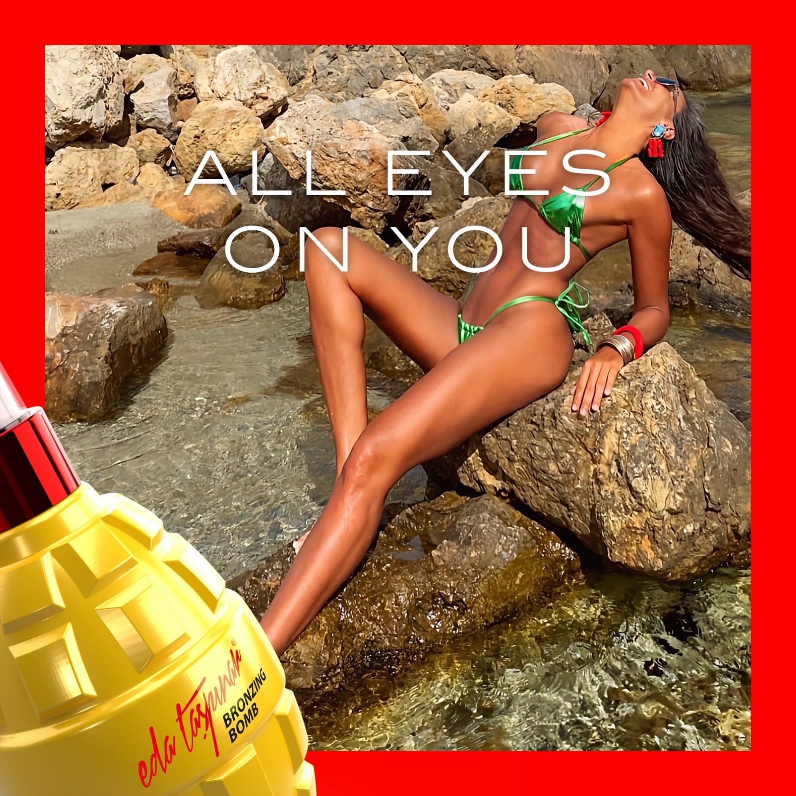 Eda Taşpınar Bronzing Bomb vitamin-a-e-nourishes skin during sun exposure.