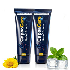 EdenEdges Capsaicin Neuropathy Cream packaging highlights easy-to-use jar for targeted relief.