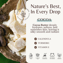 EDENIKA Cocoa Butter Body Wash foam closeup shows rich lather for gentle cleansing