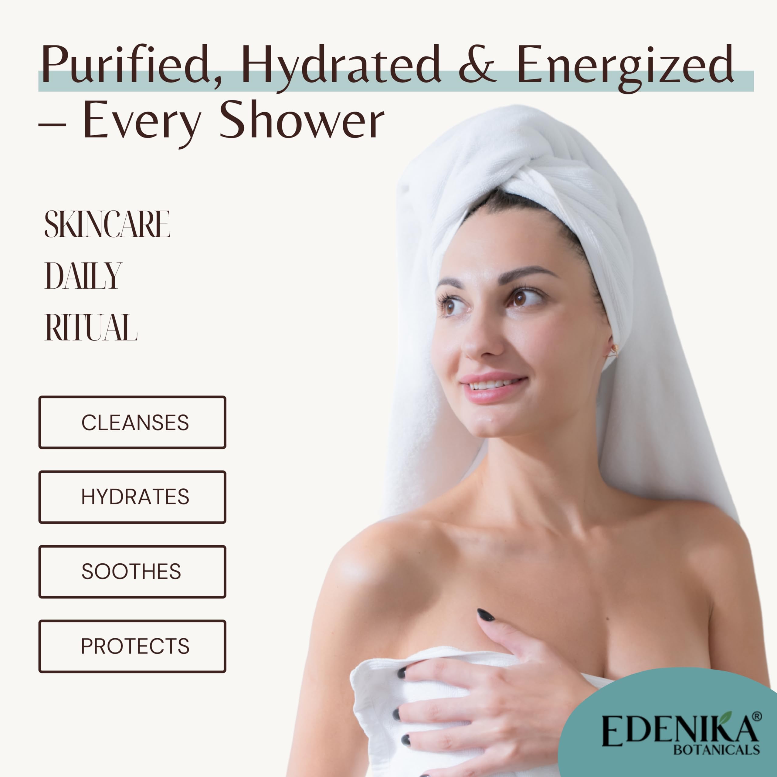 EDENIKA Cocoa Butter Body Wash eco packaging suited for eco-conscious routines