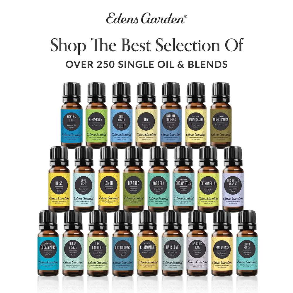 Edens Garden Gardenia Body Oil bath drops in tub for aromatherapy ritual.