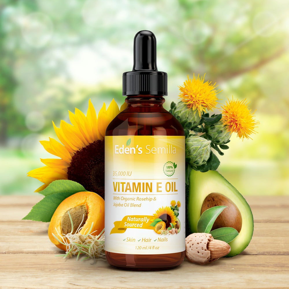 Edens Semilla Vitamin E Oil ideal for daily face and body use