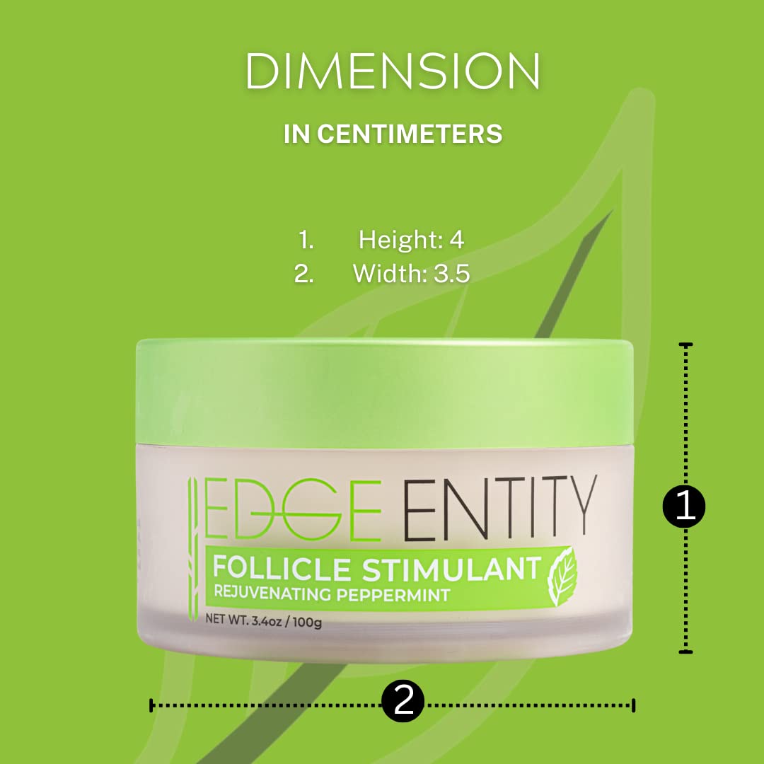 Edge Entity Peppermint tingle provides refreshing scalp sensation