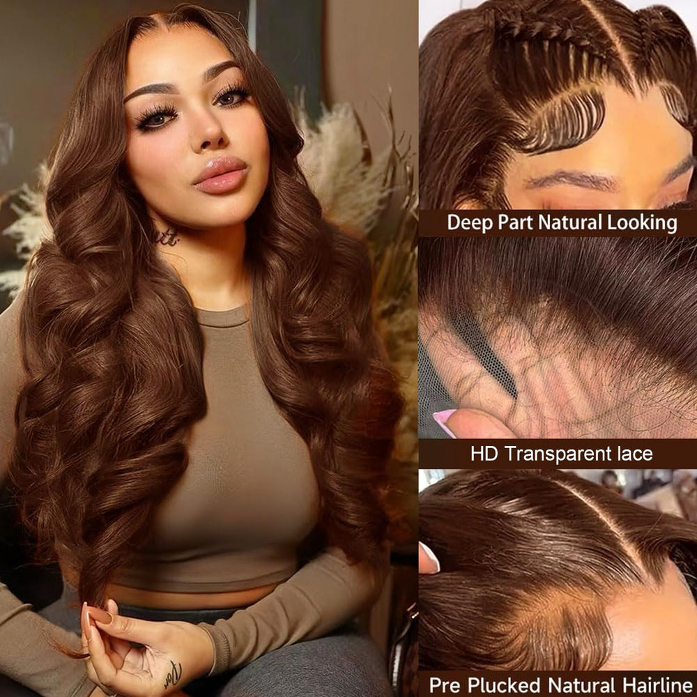 ediere chocolate brown 4color wig ideal for chic autumn styling