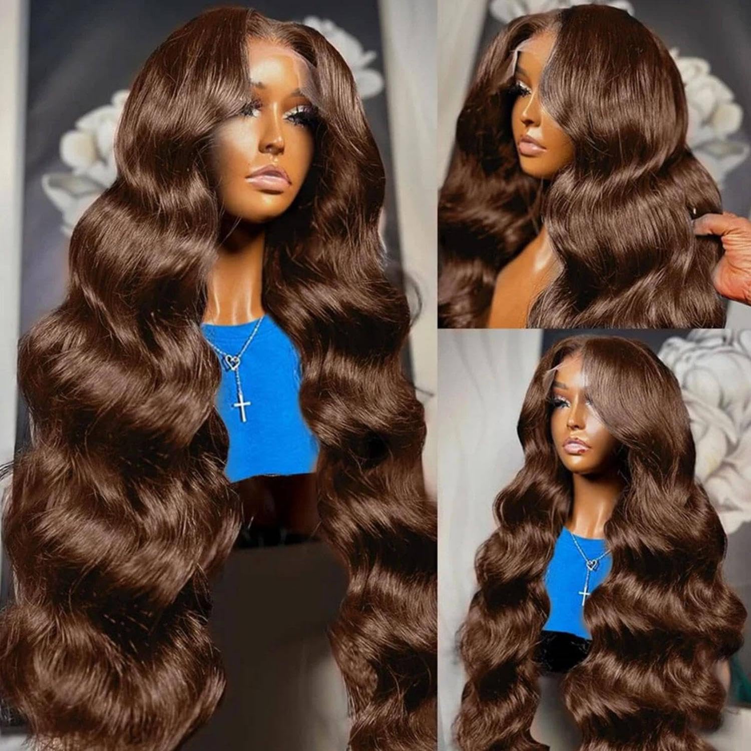 ediere virgin human hair wig 12A grade 30 inch for long-lasting softness