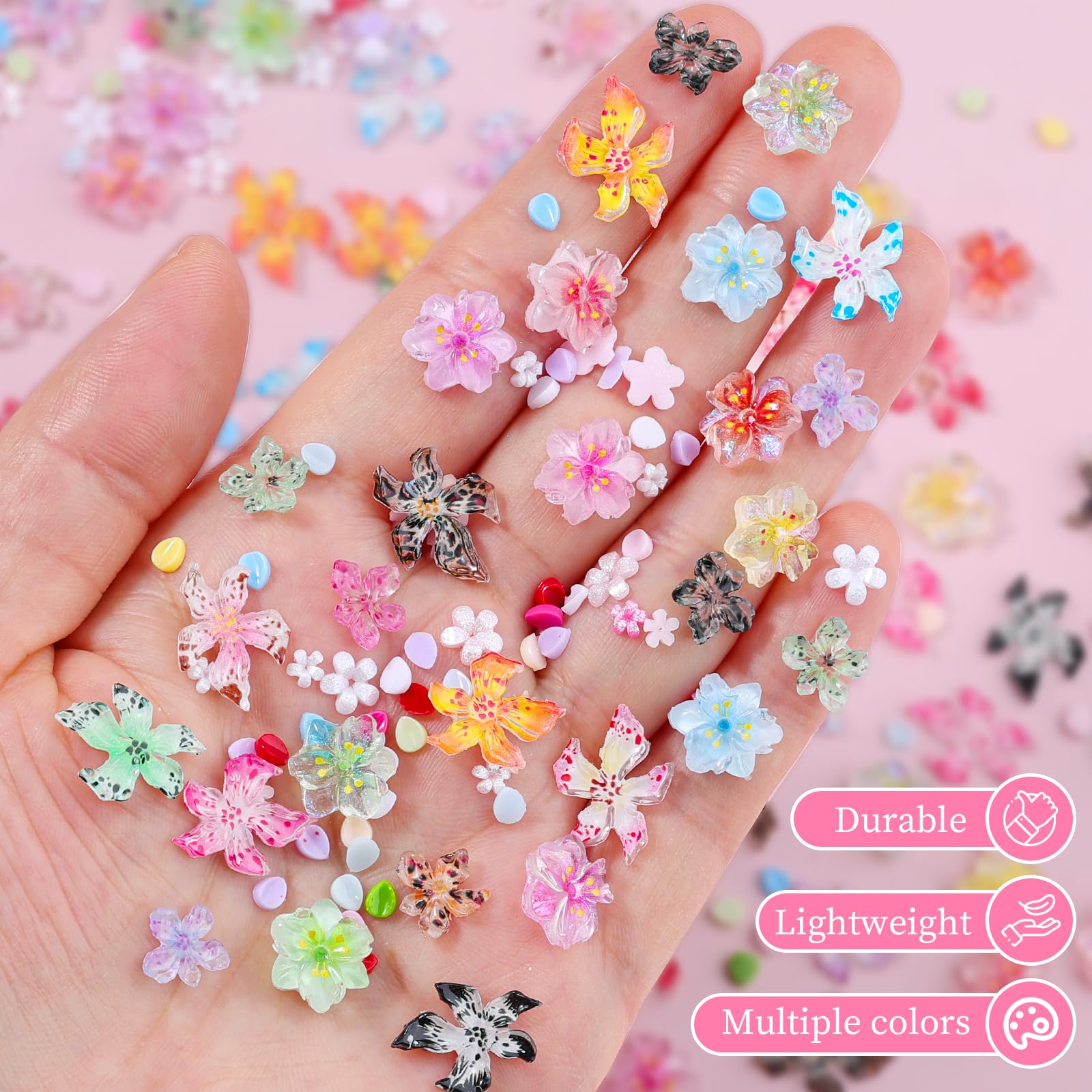 EditTime Hawaii hibiscus charms multi-pack for versatile design options.