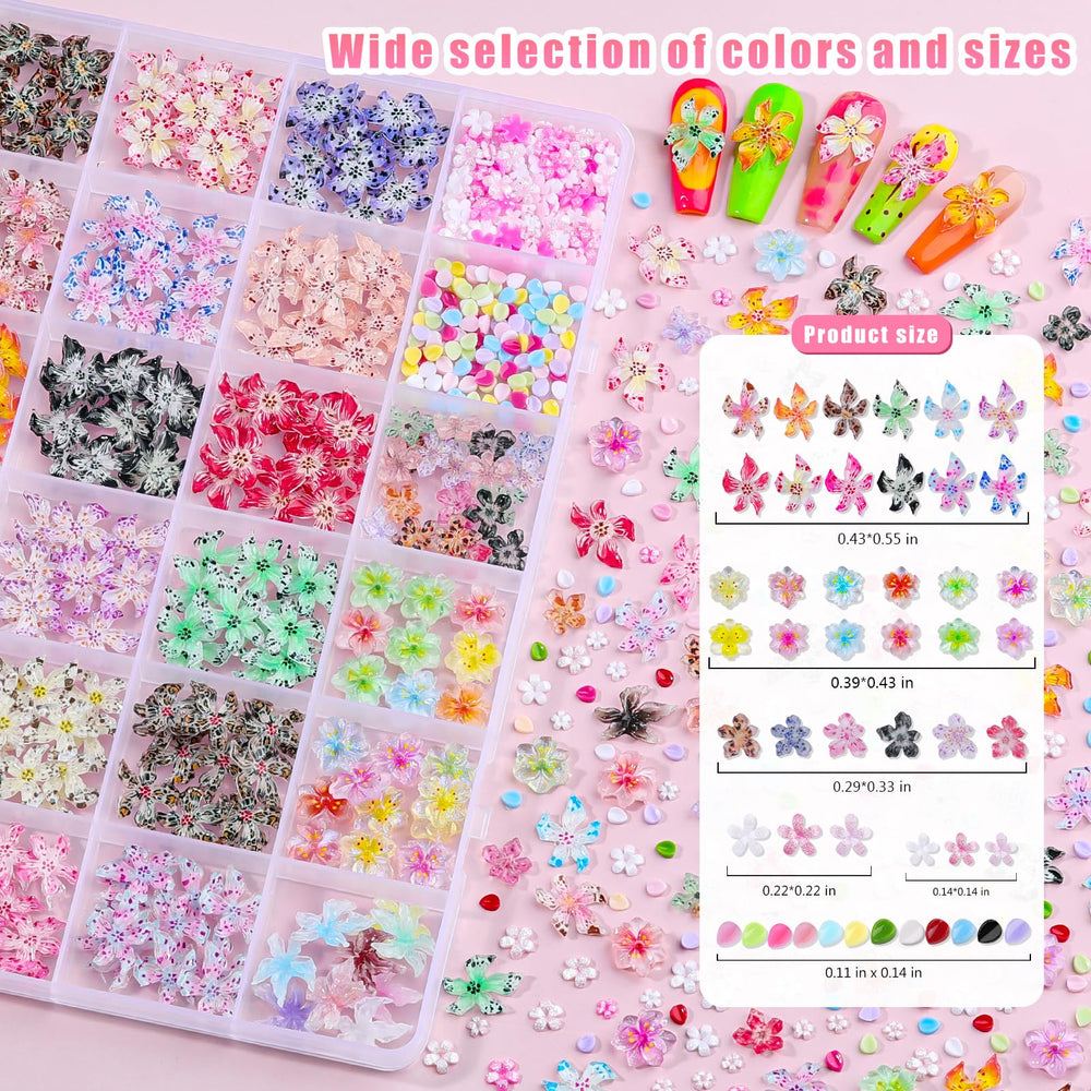 EditTime Hawaii hibiscus resin flower charms with flatback for secure adhesion.