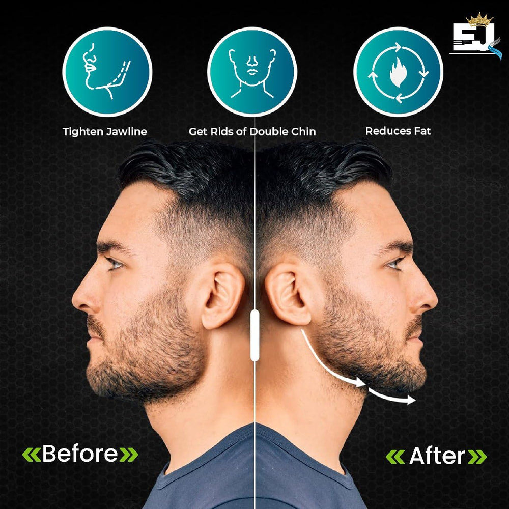 EdJay jaw exerciser in gym setting suggesting convenient workouts