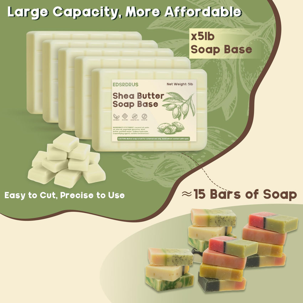 EDSRDRUS melt-and-pour base for smooth pours in seconds.