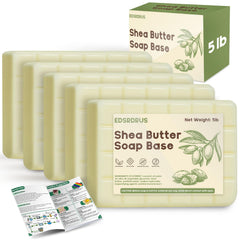EDSRDRUS 5lb glycerin soap base in bars for scenting and bulk gifts.
