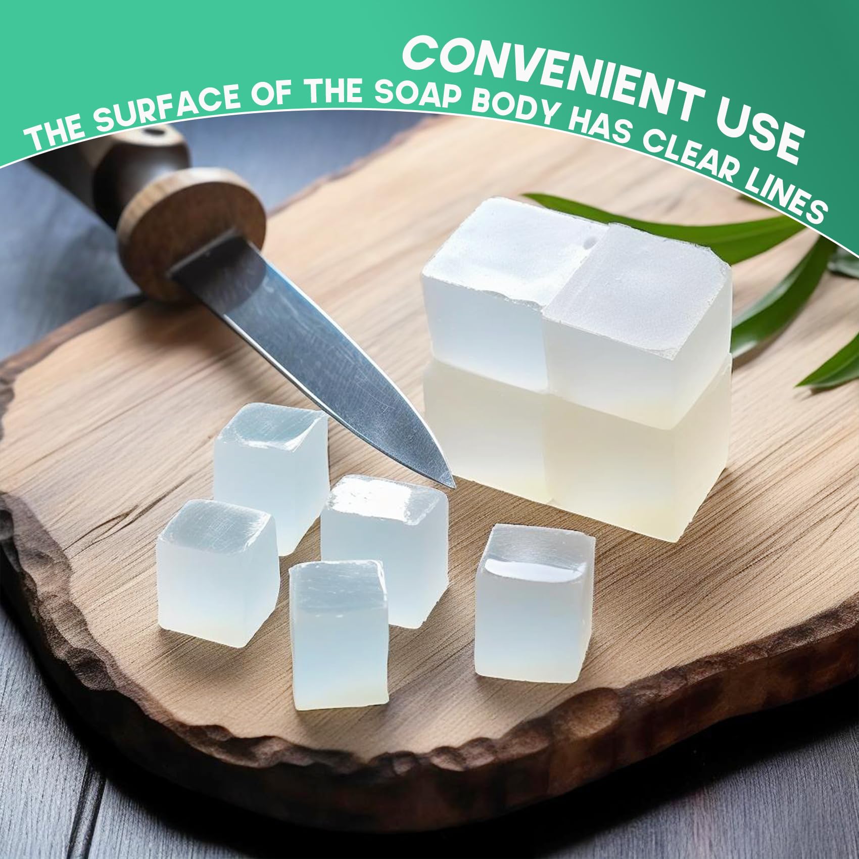 EDSRDRUS easy-cut cubes designed for precise usage in DIY soap projects.