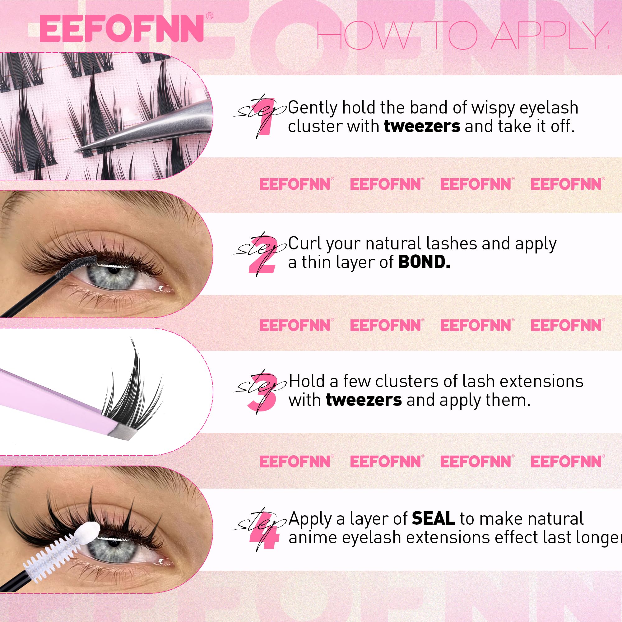 Eefofnn Versatile kit for cosplay, photoshoots, and daily eye styling.