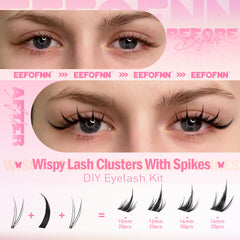 Eefofnn Tweezers for precise placement of clusters.