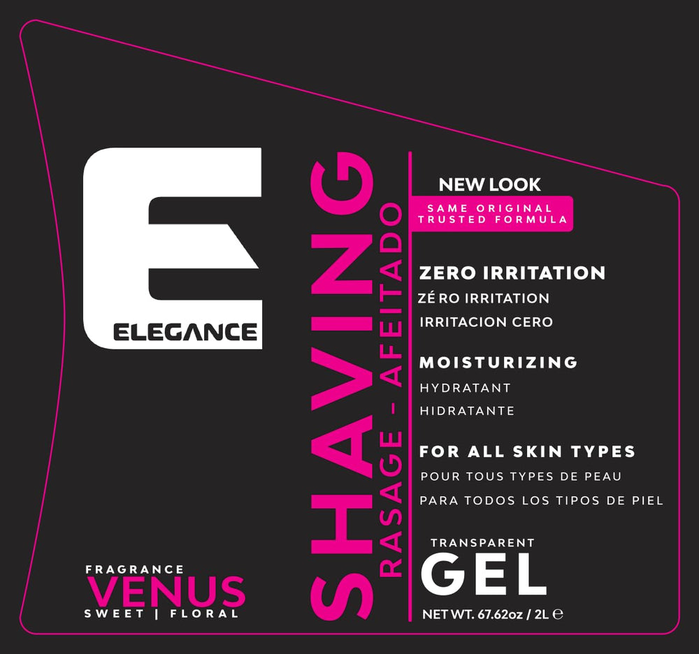 eelegance venus fragrance gel close-up highlighting sweet floral scent for elevated grooming.