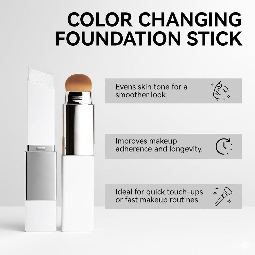 EELHO foundation stick swatch blended on skin for an even complexion