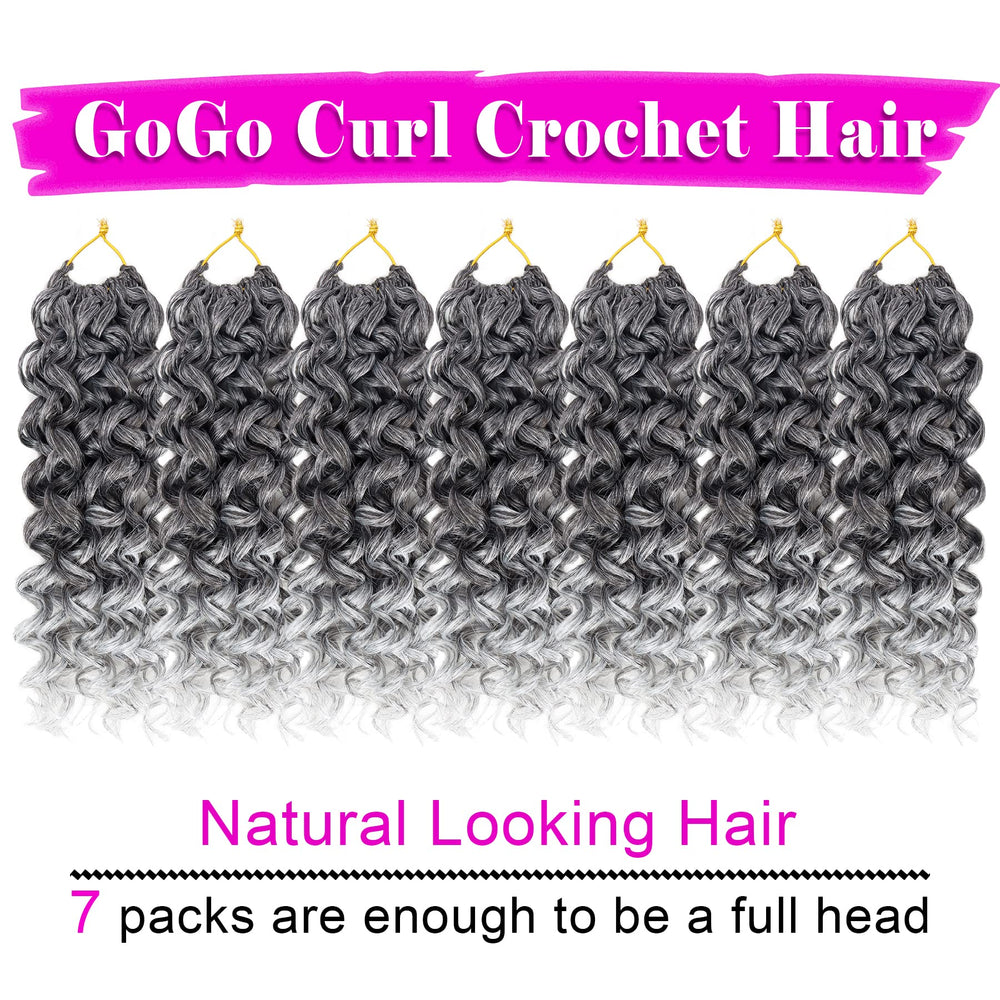 EERYA GoGo Curl crochet hair with needle included, simplifying beginner-friendly installation.