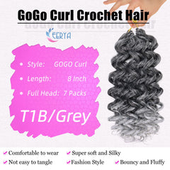 EERYA GoGo Curl soft synthetic fiber touch offers skin-friendly comfort and easy styling.