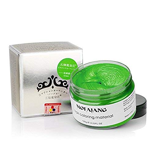 EFLY green wax close-up, cream-like consistency for quick styling