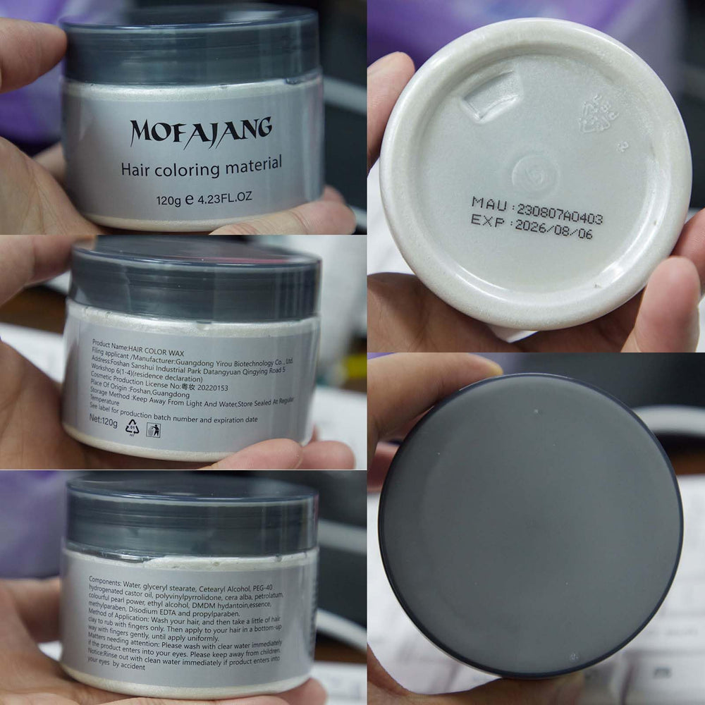 EFly Hair Wax White kids/teens use depicts easy home styling for youth.