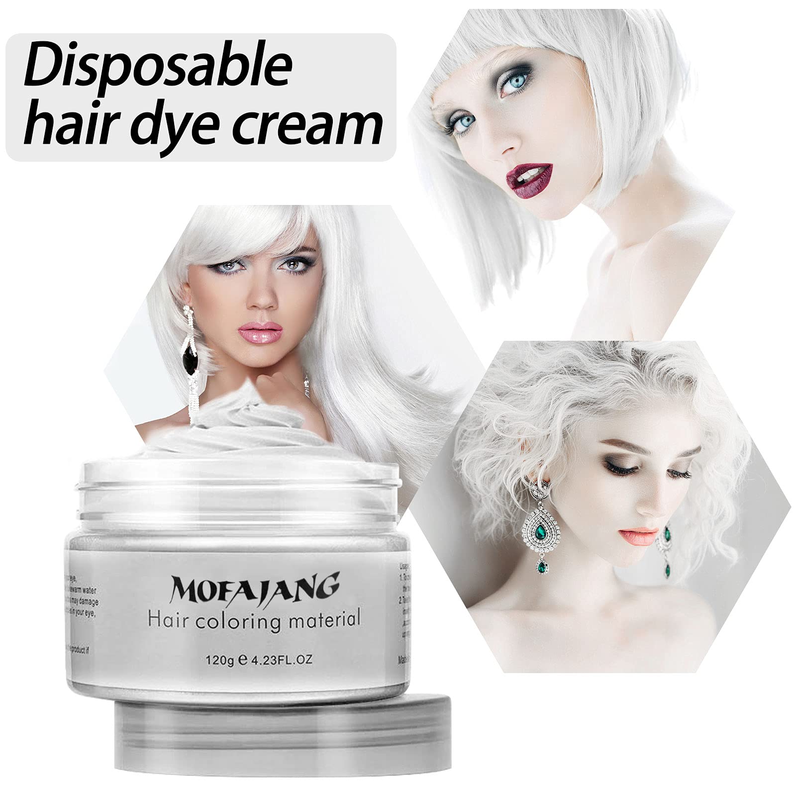 EFly Hair Wax White styling moment illustrates versatile hold without stickiness.