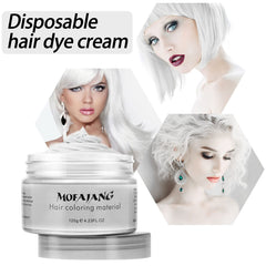 EFly Hair Wax White styling moment illustrates versatile hold without stickiness.