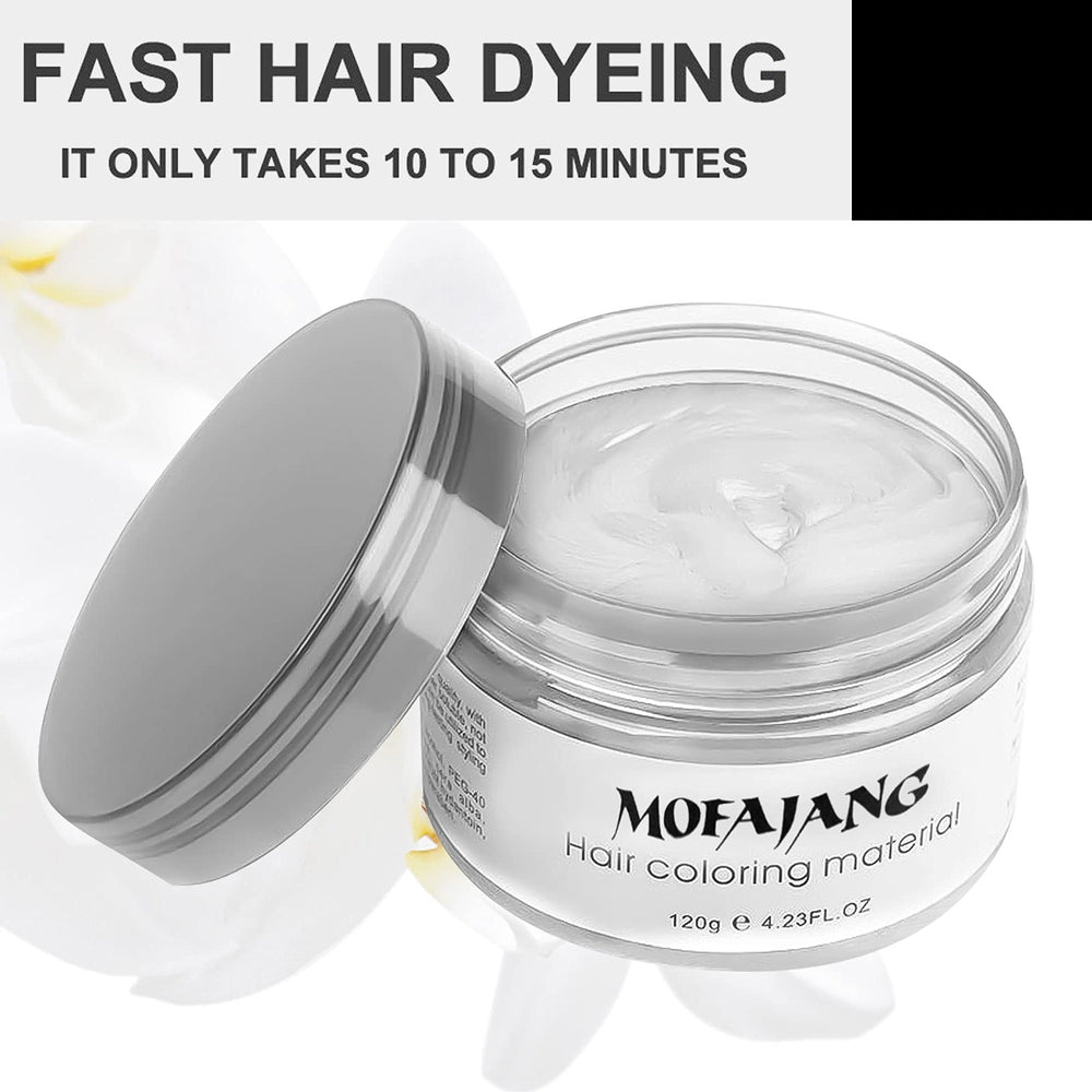 EFly Hair Wax White tube closeup highlights smooth texture and quick color.