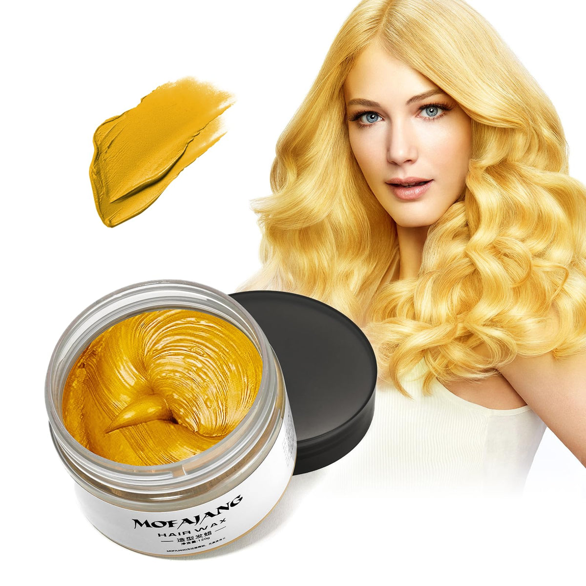 EFLY Temporary Hair Color Wax packaging for convenient home use.