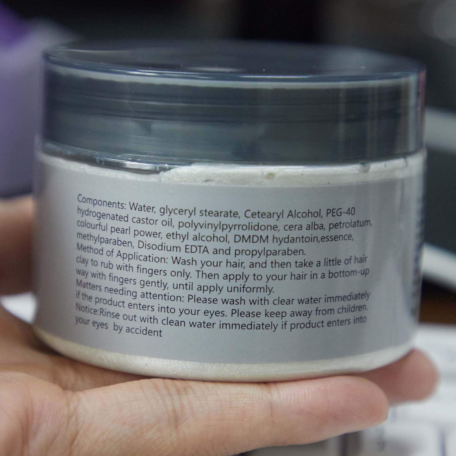 EFLY wash-out shows easy removal with shampoo.