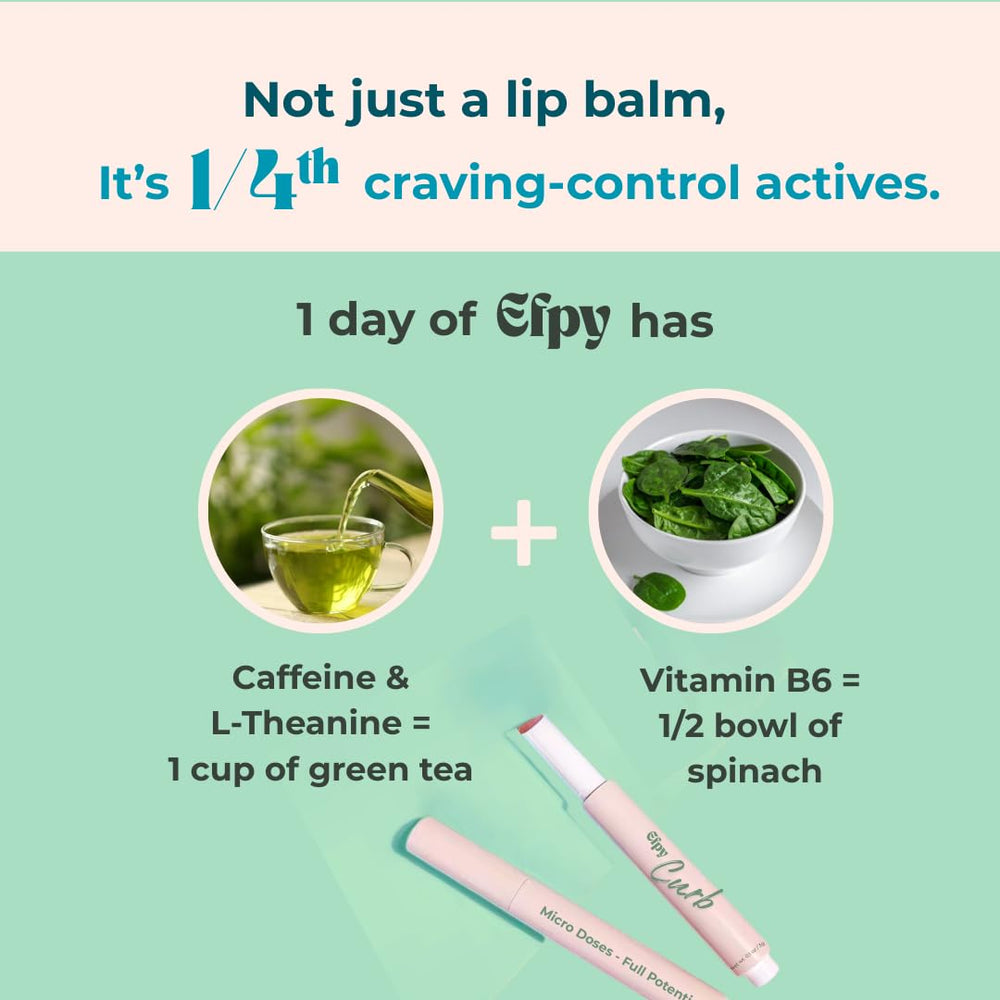 Efpy lip balm with a smooth glide for soft, comfortable lips.