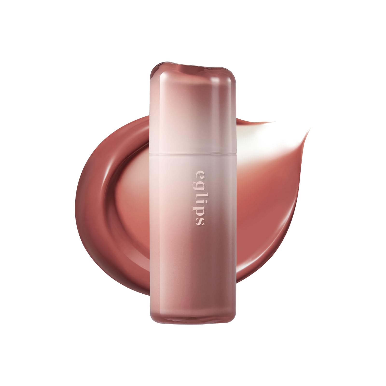 EGLIPS Dew Glaze Tint 02 Lazy packshot highlights long-lasting color with a luminous gloss